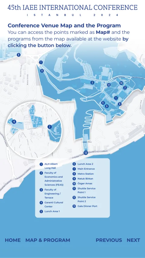 Etkileşimli mekan haritası / Interactive venue map